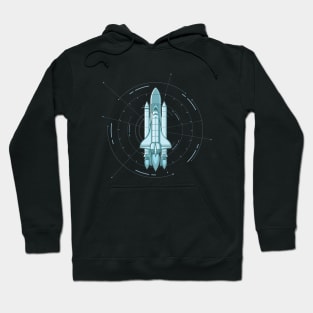 Modern NASA Space Shuttle Hoodie